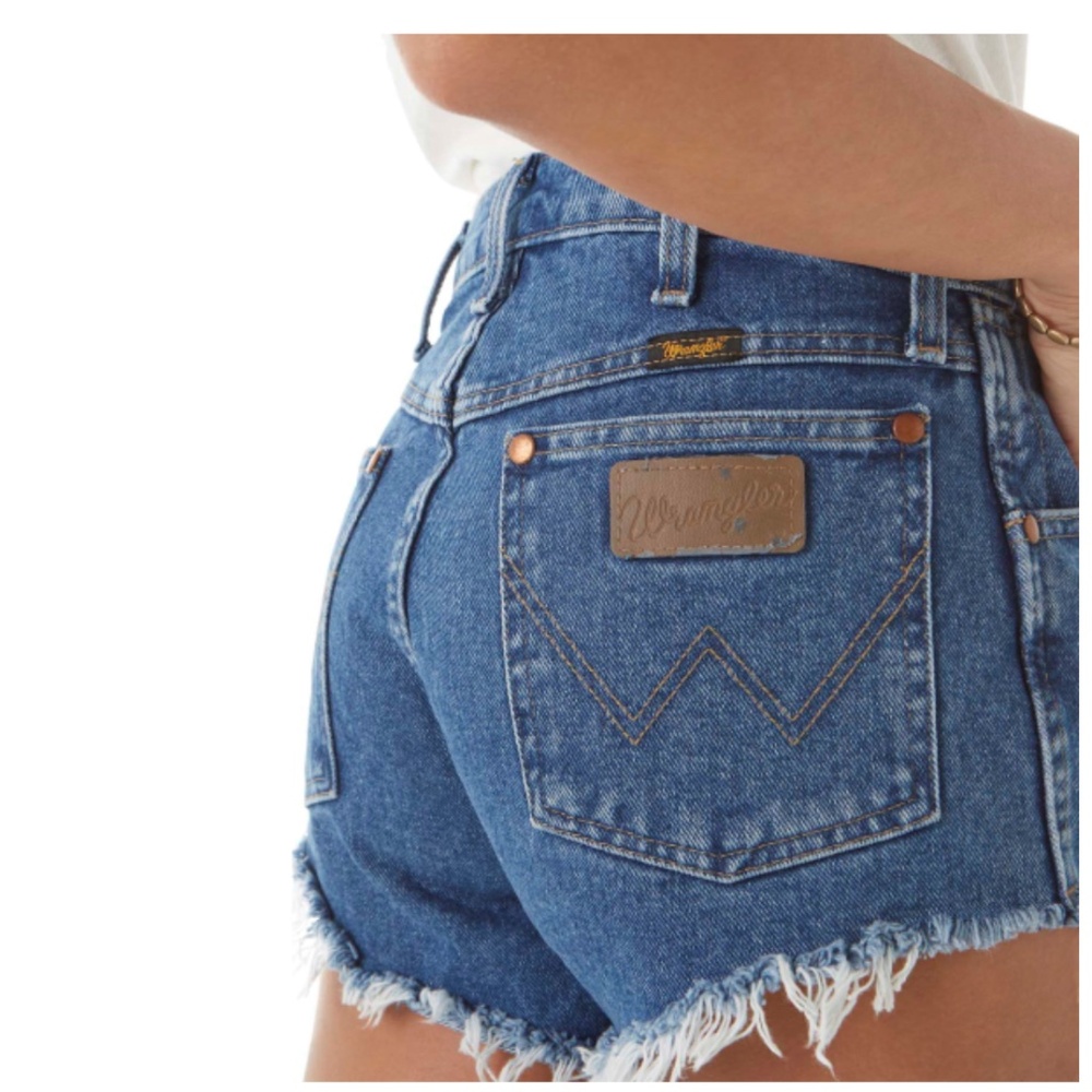 Wrangler Frayed Daisy Duke Jean Shorts